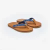 Shibori Flip Flops